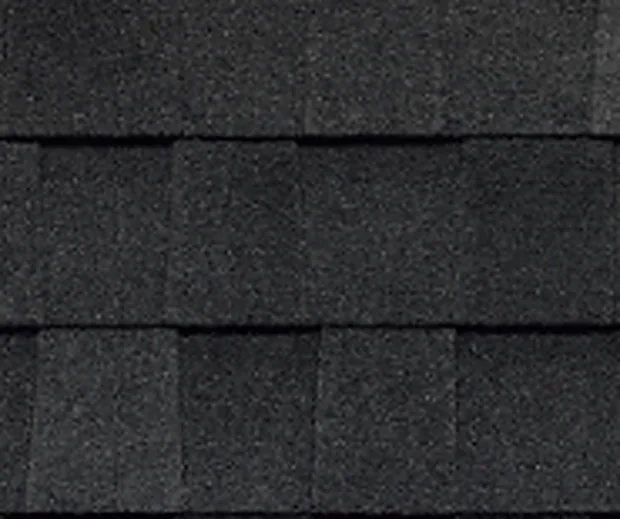 Atlas Castlebrook Black Shadow shingle close-up swatch