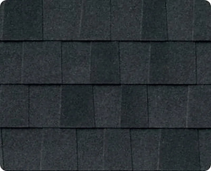 Atlas StormMaster Shake Black Shadow shingle close-up swatch